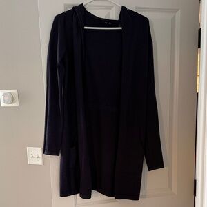 Cyrus Women's Elegant Navy Blue Cardigan